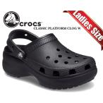 クロックス クラシック プラットフォーム クロッグ ウィメンズ crocs CLASSIC PLATFORM CLOG W BLACK 206750-001 ブラック レディース 厚底