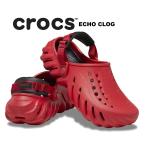クロックス エコー クロッグ バーシティレッド crocs ECHO CLOG VARSITY RED 207937-6wc