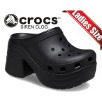 ショッピングクロックス レディース クロックス サイレン クロッグ crocs SIREN CLOG BLACK 208547-001 レディース ミュール サンダル 厚底 ブラック ハイヒール