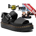ドクターマーチン ヴォス Dr.Martens VOSS STRAP SANDAL SHYDRO LEATHER BLACK 24233001 SANDAL ZEBRILUS ゼブリラス ブラック サンダル 厚底 シャークソール