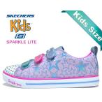 Yahoo! Yahoo!ショッピング(ヤフー ショッピング)スケッチャーズ キッズシューズ SKECHERS SPARKLE LITE-STARS THE LIMIT LAVENDER/MULTI 314036L-LVM ジュニア スニーカー デニム ベルクロ グリッター ライト