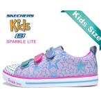 スケッチャーズ キッズシューズ SKECHERS SPARKLE LITE-STARS THE LIMIT LAVENDER/MULTI 314036L-LVM ジュニア スニーカー デニム ベルクロ グリッター ライト