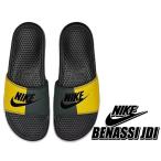 ナイキ ベナッシ JDI サンダル NIKE BENASSI JDI black/black-bright citron　ベナッシ JUST DO IT メンズ レディース スポーツシャワー ビーチ ジム サンダル