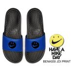 ショッピングベナッシ ナイキ ベナッシ JDI プリント NIKE BENASSI JDI PRINT HAVE A NIKE DAY black/black-g.royal 631261-019 スポーツ サンダル シャワー メンズ