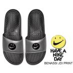 ナイキ ベナッシ JDI プリント NIKE BENASSI JDI PRINT HAVE A NIKE DAY black/metallic silver 631261-020 スポーツ サンダル シャワー ハブ ア ナイキ デイ