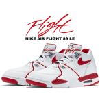 ナイキ エア フライト 89 NIKE AIR FLIGHT 89 LE RON HARPER white/university red-white 819665-100 スニーカー ホワイト レッド