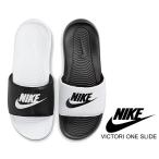 ショッピングベナッシ ナイキ ビクトリー 1 スライド ミックス NIKE VICTORI ONE SLIDE MIX white/black-blk dd0234-100 ミスマッチ スポーツサンダル ブラック ホワイト