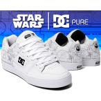 ショッピングスター・ウォーズ ディーシーシューズ × スターウォーズ ピュア DC SHOES STAR WARS PURE WHITE/BLACK/BLUE dm222108-xwkb ADYS400084 スニーカー ホワイト ブラック