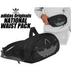 アディダス オリジナルス ウエストバッグ adidas ORIGINALS NATIONAL WAIST PACK BLACK/WHITE ev7554 ブラック ポーチ ボディバッグ