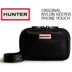 ハンター ナイロン キーパー フォン ポーチ HUNTER ORIGINAL NYLON KEEPER PHONE POUCH BLACK ubp1170acd-blk ブラック バッグインバッグ ポシェット