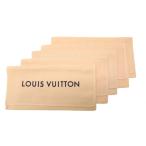 Yahoo! Yahoo!ショッピング(ヤフー ショッピング)23cm×11cm 5枚セット Aランク 業者販売 新型 保存袋 ダストバッグ コットン100％ ベージュ ルイ ヴィトン 袋 バッグ LOUIS VUITTON 2号店