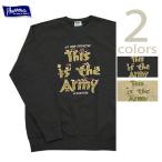 ショッピングTHIS フェローズ　Pherrow's　25W-PVGS1　スェットタイプ T-シャツ　[ スウェッT ]　[ This is the Army ]　長袖袖Tシャツ　カットソー　アメカジ　メンズ