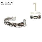 RAY ADAKAI（レイアダカイ）  ダブルスタンプシルバーブレスレットDBL/STP Brac（1/2in）  Indian Jewelry   NAVAJO