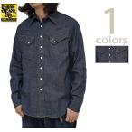 シュガーケン　SUGAR CANE　SC28190　BLUE DENIM L/S WESTERN SHIRTS　[ INDIGO DENIM ]　ウエスタンシャツ　アメカジ　メンズ