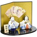 ショッピング桃 桃の節句 ひな人形 染錦 睦立 雛 2218