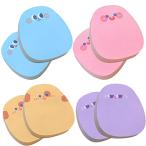 ショッピング文房具 プレゼント おもしろ 付箋 かわいい 顔つき ぷにぷに おもしろ 面白い 8冊セット 60枚×8冊 480枚 ふせん 可愛い 色紙 メッセージ シール 文具 文房具
