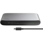 Belkin 5-in-1 Thunderbolt 4ドッキングステーション 40Gbpsデータ転送 96W PD対応 デュアル4K/60Hz