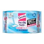 大容量クイックルワイパー フロア用掃除道具 立体吸着ウエットシート 32枚