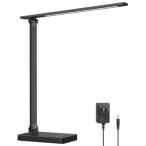 Lepro デスクライト led 目に優しい ACアダプター付き 電気スタンド USBポート付き 卓上 超高輝度 照明とデバイス充電を両立電球色
