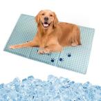 Ubaiful獣医師監修ペット ひんやりマット 冷却マット 二重構造 夏用 クールマット 犬 猫 滑り止め 冷感ジェルマット 水洗い可 折り畳め