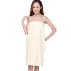 Tibemi ラップタオル 大人用 マイクロファイバー バスタオル 大判 速乾タオル 吸水タオル バスローブ レディース ボデイタオル スナップ