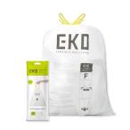 EKO мусорный пакет модель F 12 листов входит белый цвет 40-60L соответствует шнурок имеется толстый трещина трудно EK33706