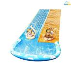  вода ползун вода ползун для бытового использования газонная трава сырой Water Slide надувной вода спрей вода ползун 3 человек . играть долговечность. .