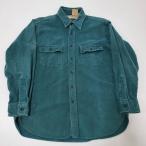 [ б/у одежда ]L.L.Bean( L e рубин n) автомобиль mo Across рубашка зеленый * изумруд зеленый USA производства 