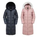 国内発送 ノースフェイス ダウンコート THE NORTH FACE W'S EXPLORING DOWN COAT 海外限定モデル エボニー 墨黒 レディース ピンク