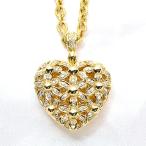 たっぷりどっしり28グラム  ダイヤモンド 0.77カラット K18 ネックレス ITALY製チェーン付き /黄(イエロー)/中古/届5 ギフト プレゼント