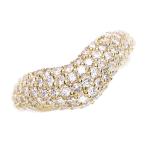 ダイヤモンド VSレベル 1.2カラット リング/指輪 K18 重ねつけアイテム 美しすぎるパヴェ /白・透明(ホワイト)/セレクションジュエリー・新品/届10/