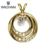 Yahoo! Yahoo!ショッピング(ヤフー ショッピング)WALTHAM ウォルサム ダイヤモンド ペンダントトップ K18 スイング /白・透明（ホワイト）/中古ブランドBrand/届5/ラックジュエル luckjewel/