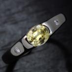 Yahoo! Yahoo!ショッピング(ヤフー ショッピング)イエロー サファイヤ（サファイア） 0.78カラット リング/指輪 PT900 シンプルデザイン 鑑別書付 /黄（イエロー）/セレクションジュエリー・新品/届10/