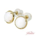 白サンゴ/珊瑚ピアス/イヤリング3...