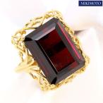 Yahoo! Yahoo!ショッピング(ヤフー ショッピング)MIKIMOTOミキモト 大粒 ガーネット 24.63カラット K18 リング/指輪 アンティークデザインは職人芸  /赤（レッド）/中古 ブランドBrand/届5/