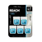  Reach зубная нить воск фтор сочетание 50m x 5 шт. комплект затраты ko без ароматизации нить модель REACH