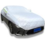 【並行輸入品】ベントレー ベンテイガ V8 2015 2023 用ハーフカーカバー、全天候型ユニバーサルフロントガラスカバー、雨、雪、雹、紫外線