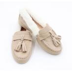 * бежевый * 20cm * retro натуральная кожа мокасины Kids мокасины мех ребенок обувь Loafer 57072202 туфли без застежки девочка мужчина 