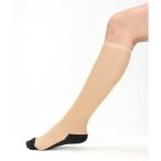 ☆ ベージュxブラック ストッキング 靴下 ハイソックス 通販 ストッキング風 ひざ下 ハイソックス ひざ下ストッキング 膝したストッキング