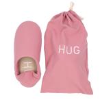 * розовый * HUG Bab -shu портативный тапочки салон обувь пятка имеется тапочки портативный тапочки Bab -shu мобильный тапочки 