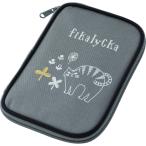 ショッピング母子手帳ケース ☆ グレー ☆ fika lycka マルチケース fikalycka マルチケース フィーカリュッカ 母子手帳ケース 通帳ケース パスポートケース レディース