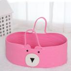 * розовый × медведь * baby корзина babysrt23 Koo вентилятор корзина baby детская люлька baby корзина корзина . корзина трос плетеный 