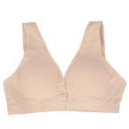 Yahoo! Yahoo!ショッピング(ヤフー ショッピング)☆ ライトブラウン ☆ XLサイズ 授乳ブラ 2枚セット 通販 大きいサイズ 前開き セット コットン ノンワイヤー 授乳ブラジャー マタニティ