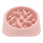 Yahoo! Yahoo!ショッピング(ヤフー ショッピング)☆ ピンク ☆ 四角 犬 食器 早食い防止 通販 小型犬 中型犬 大型犬 フードボウル 丸飲み防止 早食い対策 肥満防止 イヌ わんこ お皿 ボウ