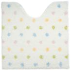 * слоновая кость туалет коврик модный почтовый заказ ...60×60 см ... Ricci 60cm антибактериальный дезодорация M размер стирка возможно симпатичный устрица uchi туалет 