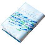 ショッピングブックカバー ☆ みすゞうた/大漁 ☆ ブックカバー ブックカバー 文庫 日本製 ROKKAKU misuzu uta 本カバー a6 カバー 文庫本サイズ 箔押し A6サイズ