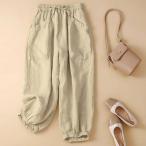 * "теплый" белый * XL *ba Rune брюки лен ..ko Kuhn брюки свободно ba Rune брюки ko Kuhn брюки женский шаровары 