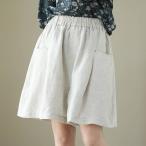 * "теплый" белый * свободный размер (M) * брюки шорты лен женский тонкий шорты женский шорты юбка-брюки 