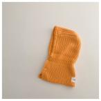 * горчица * балаклава вязаный защита горла "neck warmer" Kids балаклава защищающий от холода Kids вязаная шапка капот утеплитель ребенок вязаный 