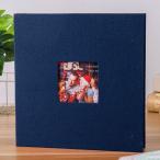 ☆ ネイビー ☆ 貼るタイプ アルバム 大容量 galbum480 フォトアルバム 貼るタイプ 大容量  粘着タイプ 貼り付け式 貼る アルバム 手作り